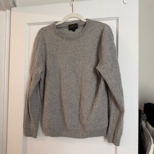 J. Crew Gray Crewneck Men's Sweater